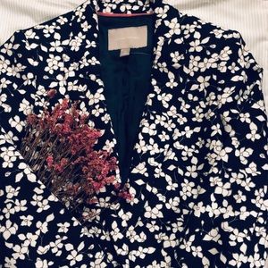 Floral Banana Republic Blazer